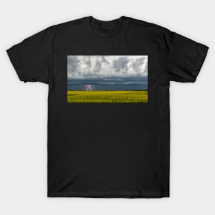 Lightning Over Canola T-Shirt